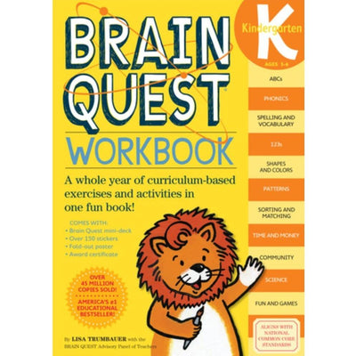 Libro Actividades Brain Quest Kinder