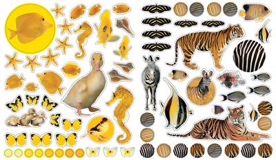 Workman Libro Eyelike Stickers - Animales