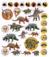 Workman Libro Eyelike Stickers - Dinosaurio