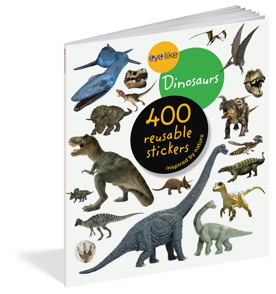 Workman Libro Eyelike Stickers - Dinosaurio