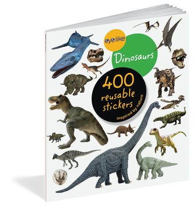 Workman Libro Eyelike Stickers - Dinosaurio