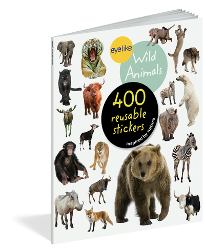 Workman Libro Eyelike Stickers -  Animales Salvajes