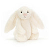 Peluche conejo Jellycat blanco talla M vista frontal