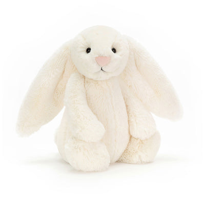 Peluche conejo Jellycat blanco talla M vista frontal