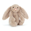 Peluche conejo Jellycat beige talla M vista frontal