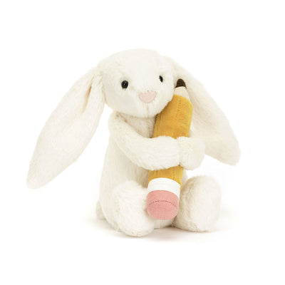 Jellycat Peluche Pequeño - Conejo Blanco Lápiz Mina