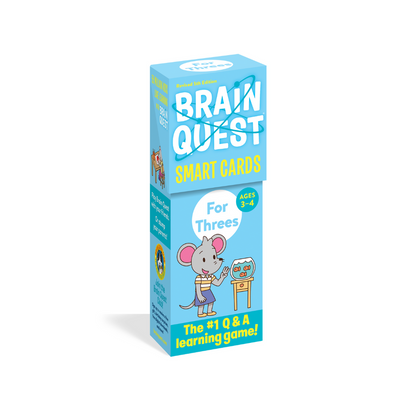 Brain Quest: para 3 años tarjetas inteligentes 5ta edición