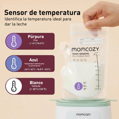 Momcozy Bolsa para almacenar leche materna con Boquilla ( 60 uds) (PRE-VENTA)