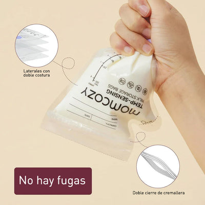 Momcozy Bolsa para almacenar leche materna con Boquilla ( 60 uds) (PRE-VENTA)