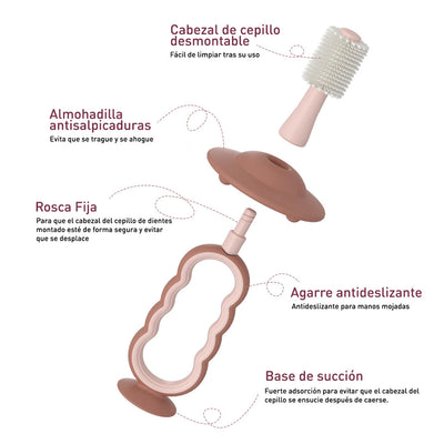 Momcozy Cepillo Dental de Silicona para Bebé (PRE-VENTA)