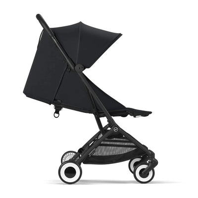 Cybex Travel System Coche ORFEO Magic Black con Silla Nido Aton B2