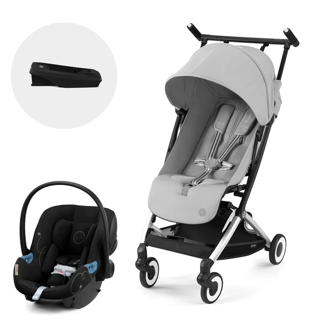 Cybex Travel System LIBELLE Fog Grey con Silla Aton G