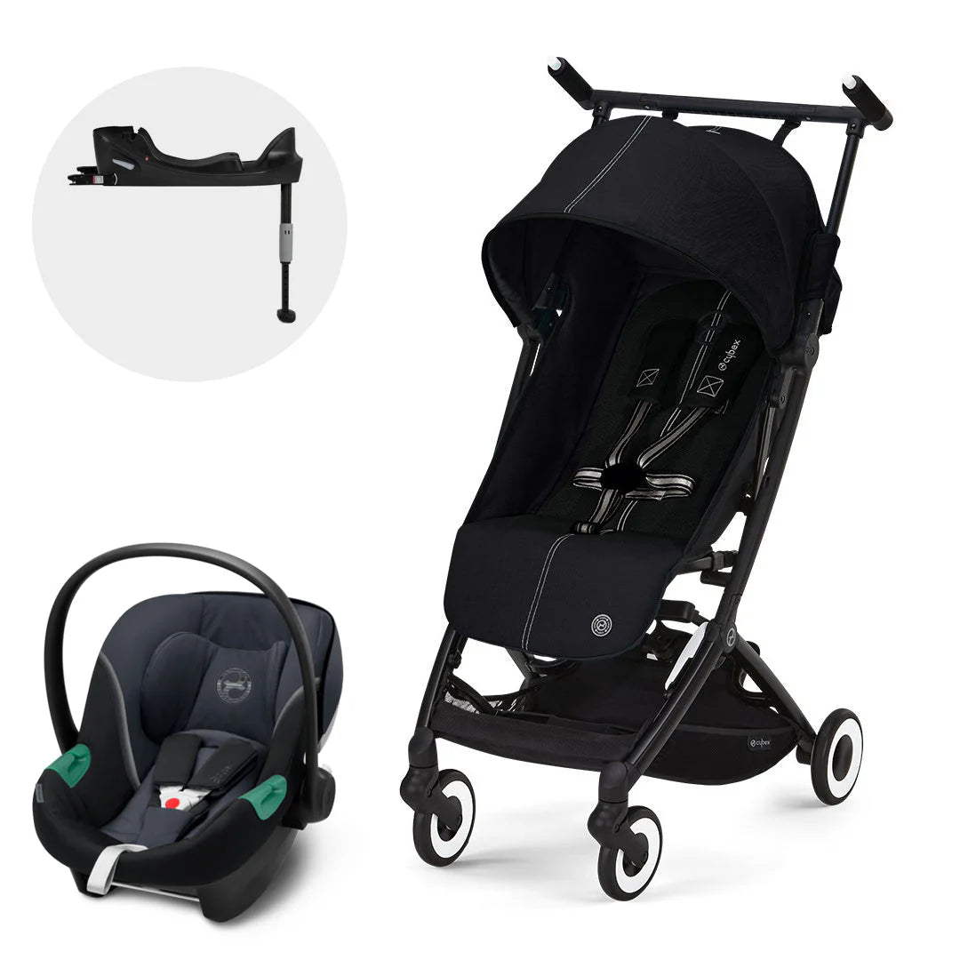 Cybex Travel System LIBELLE BLK Magic Black con Silla Aton S2