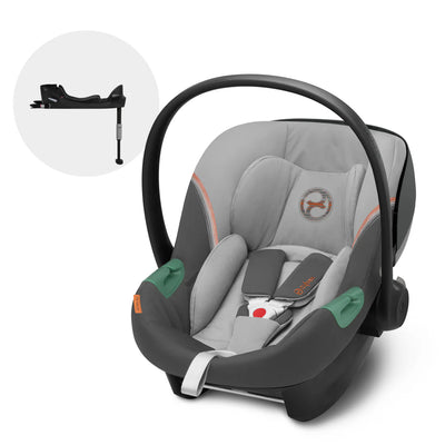 Cybex Silla Nido ATON S2 con Base Isofix - Gris