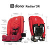 Diono Silla de Auto Convertible Diono Radian® 3R - Rojo