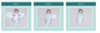 Aden and Anais Pack 3 Sacos Plus para Swaddling - Sky