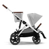 Cybex Coche Doble GAZELLE S 3.0  - SLV Lava Grey