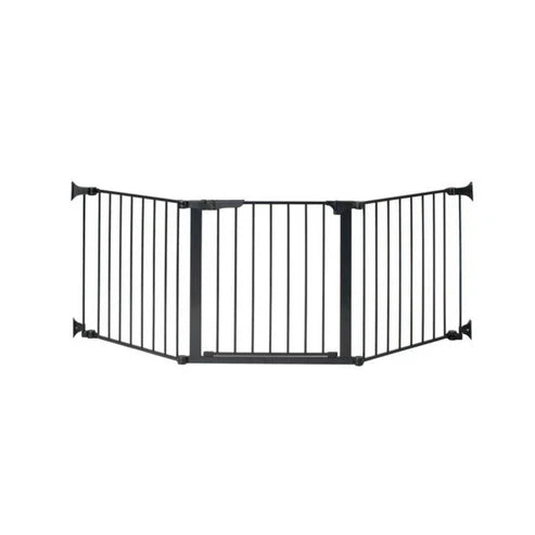 KidCo Puerta de Seguridad Autoconfigurable con Cierre Automático (210 cm) - Negro