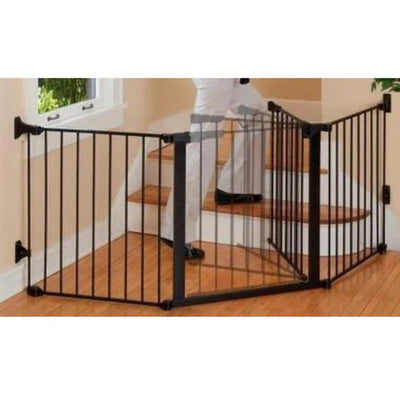 KidCo Puerta de Seguridad Autoconfigurable con Cierre Automático (210 cm) - Negro