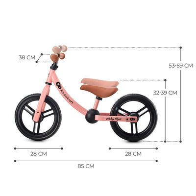 Kindercraft Bicicleta sin pedales 2WAY NEXT - Rosado