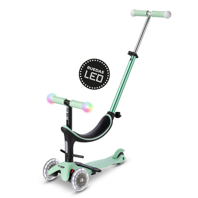 micro scooter mini 2 grow luces led magic color menta