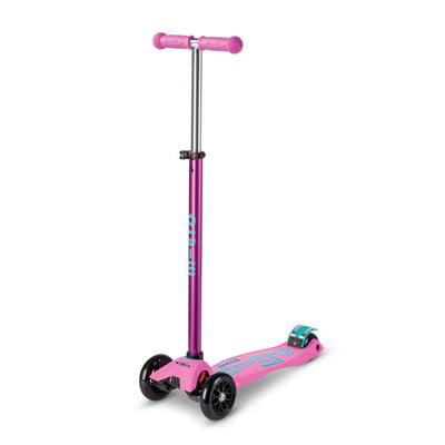 Scooter Micro Maxi Deluxe en color lavanda, elegante y seguro para niños.