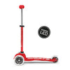 Micro Scooter Mini Micro Deluxe LED - Rojo