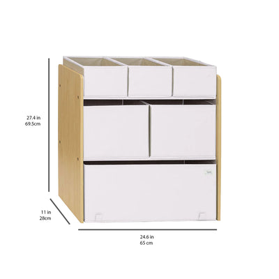 3 Sprouts Mueble Organizador MultiBin - Crema