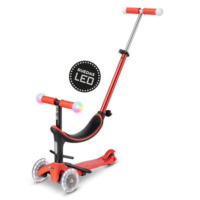 Scooter Micro Scooter Mini2grow LED Magic - Rojo