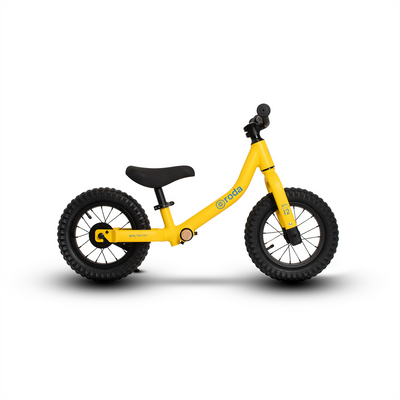 Roda Bicicleta Pro Series Aro 12 Amarillo + Kit de Pedales