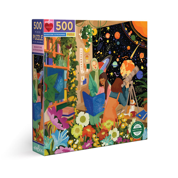 Eeboo Puzzle 500 piezas - Librería de Astronomía