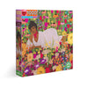 Eeboo Puzzle 1000 piezas - Mujer con Flores