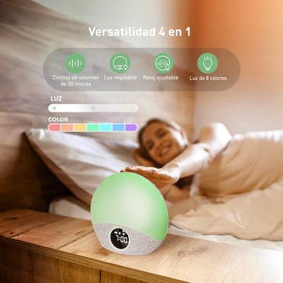 Momcozy Maquina de Ruido Blanco y Alarma con Luz de Amanecer (PRE-VENTA)