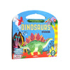 Eeboo Libro de stickers brillantes - Dinosaurios