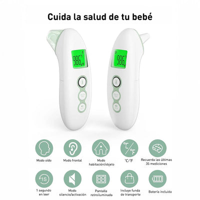 Momcozy Termómetro de oído y frente sin contacto (PRE-VENTA)