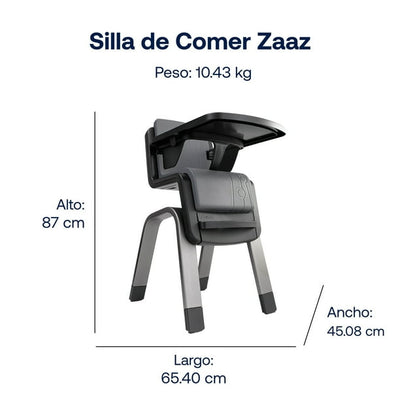 Nuna Silla de Comer ZAAZ - Pewter