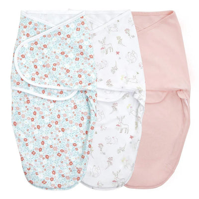 Aden and Anais Pack 3 Sacos para Swaddling - Fairy tale flowers