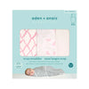 Aden and Anais Pack 3 Sacos Plus para Swaddling - Pink