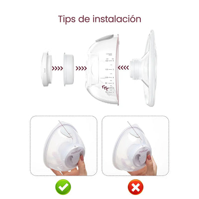 Momcozy Set  Repuesto para recolección extractor V2 de 24mm