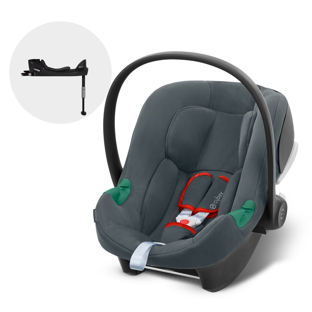 Cybex Silla Nido ATON B2 i-Size con Base isofix - Gris