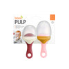 Boon Set de 2 Pulp Mordedores y dispensadores - Rosado