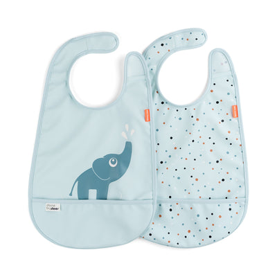 Done by Deer Set de 2 Baberos con velcro - Elphee